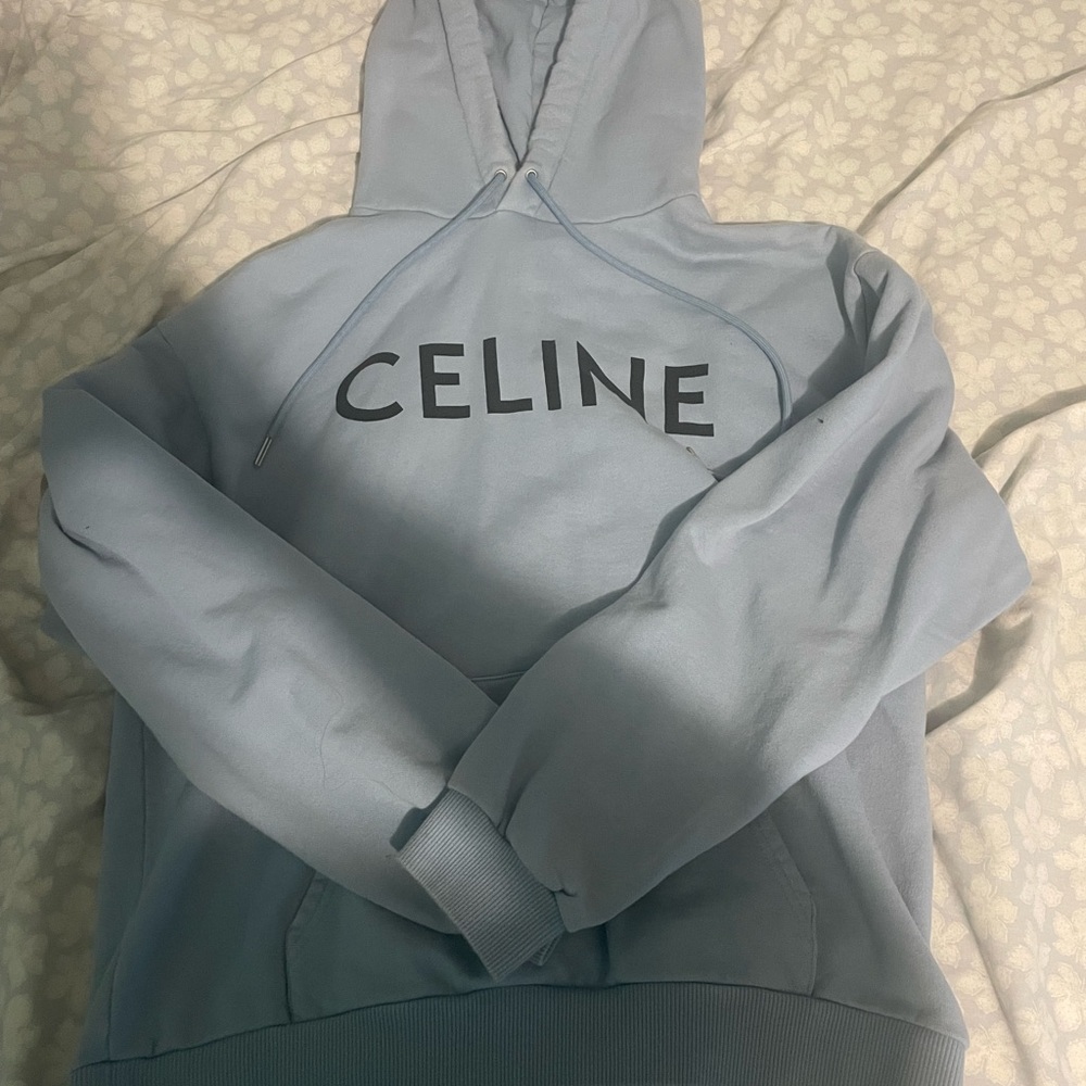 Celine Light Blue Hoodie